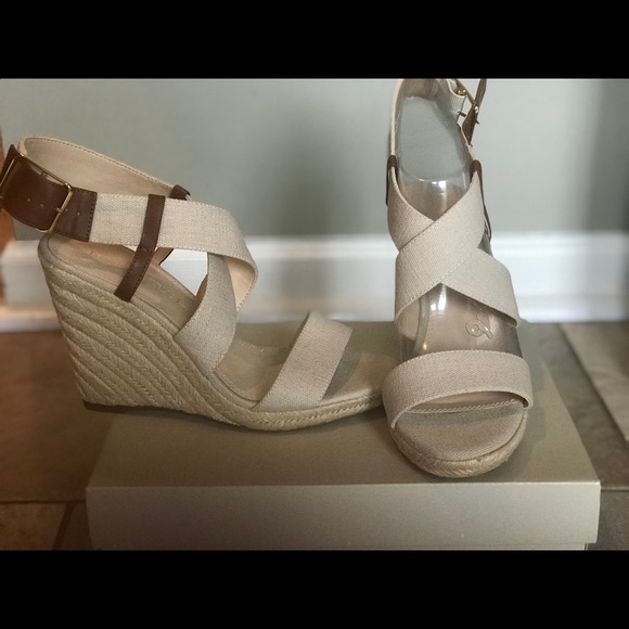Banana Republic Tecla Platform Wedge Sandal - Picture 1 of 6